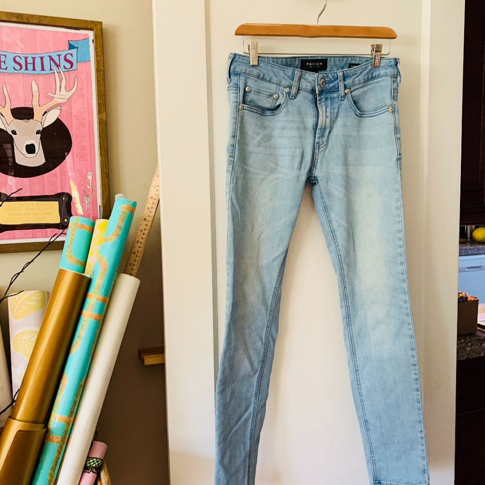 PacSun Skinny Stretch Light Wash Jean